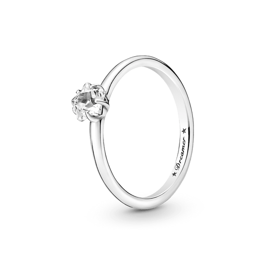 Žėrinčios dangaus žvaigždės žiedas su akute - Pandora LT