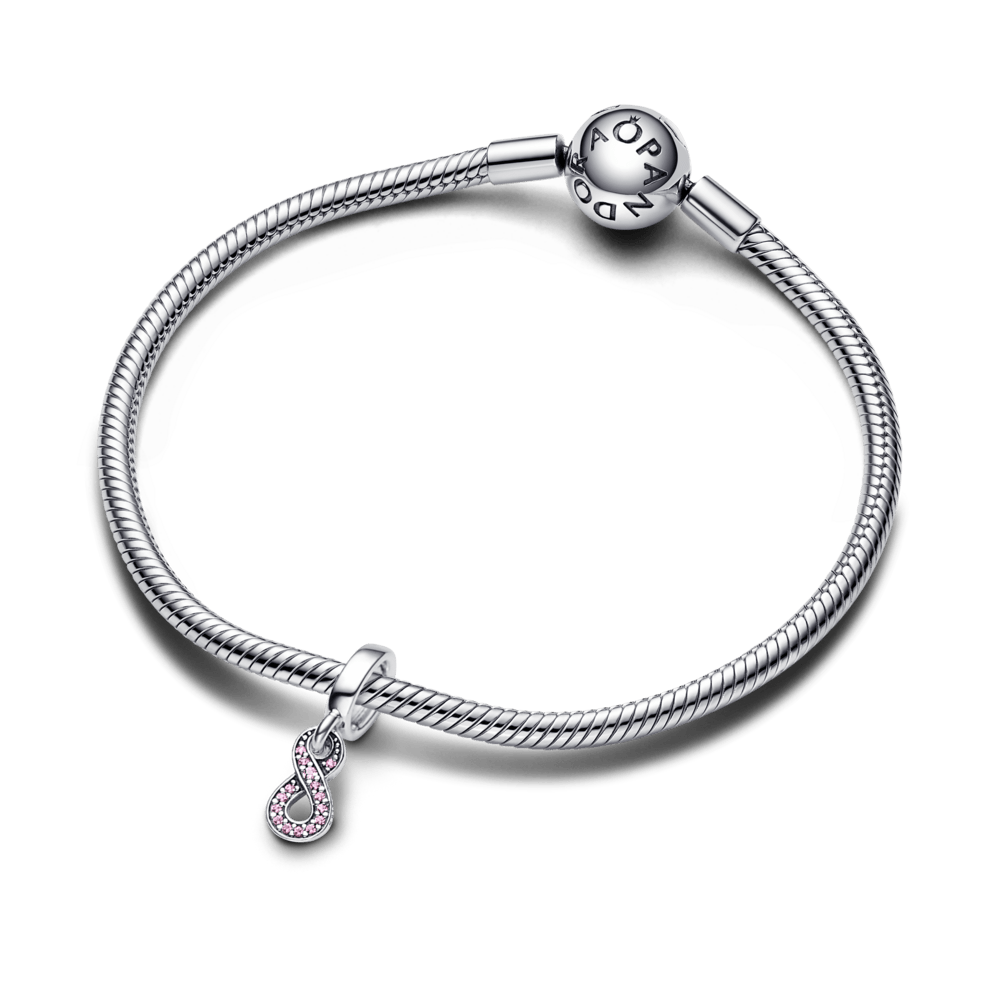 Žėrintis Begalybės Kabantis Karoliukas - Pandora Lietuva