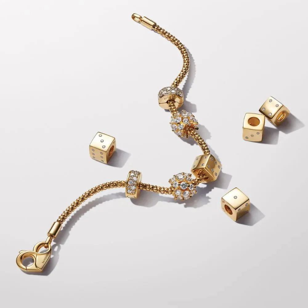 Žėrintis karoliukas „Kauliukas“ - Pandora Lietuva