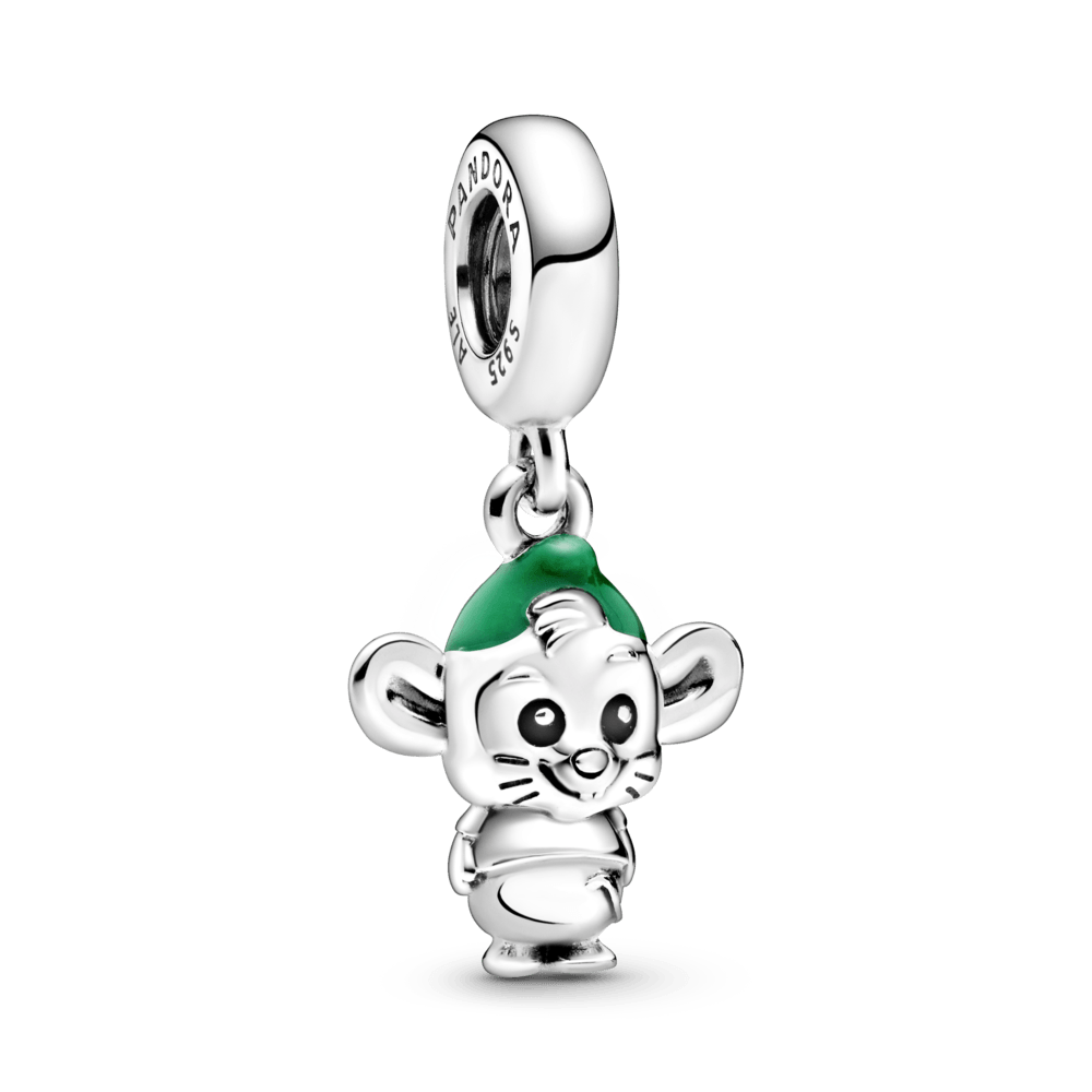 Disney kolekcijos Pelenės Gus Pelytės kabantis karoliukas - Pandora LT