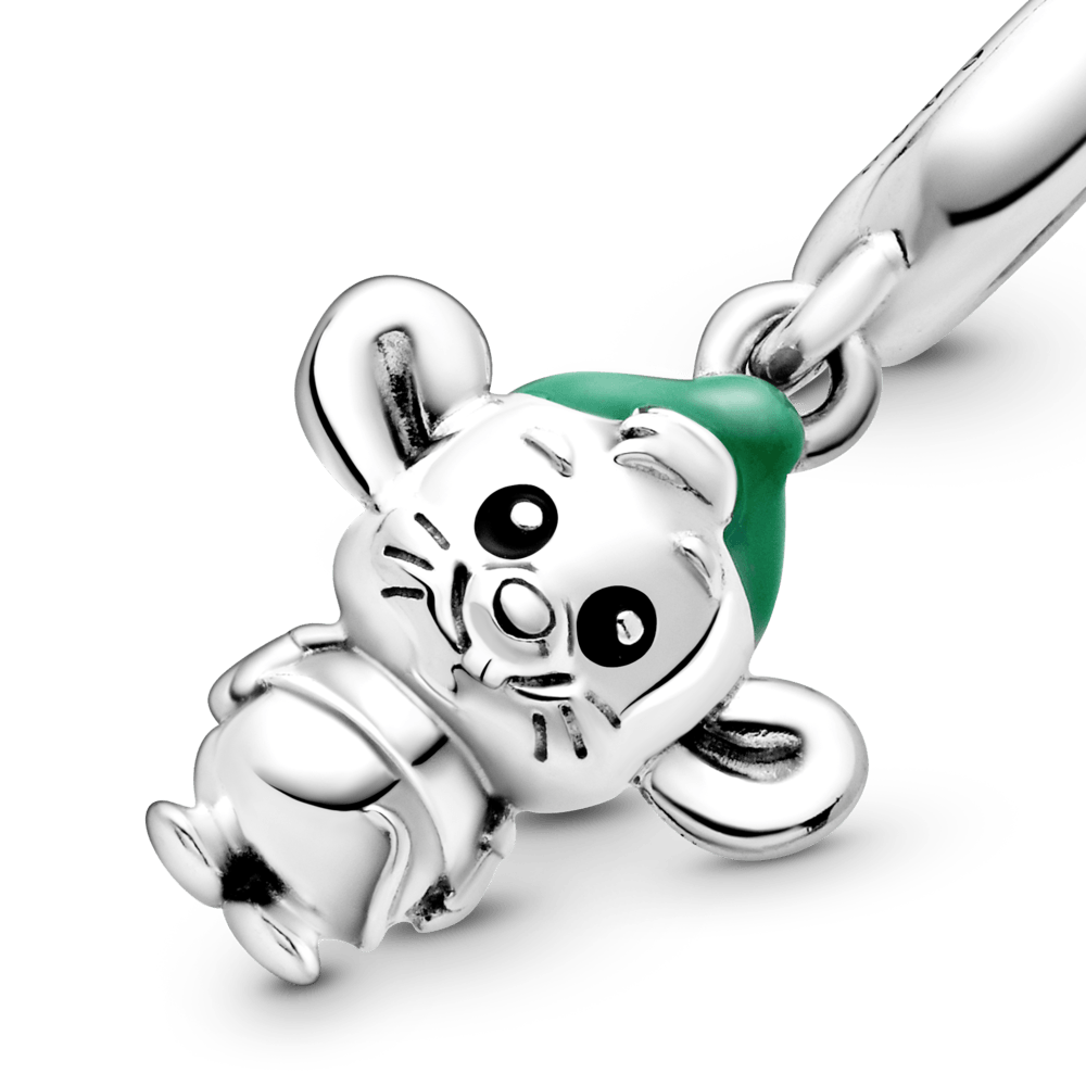 Disney kolekcijos Pelenės Gus Pelytės kabantis karoliukas - Pandora LT