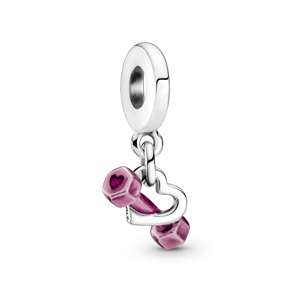 Hantelio ir širdies karoliukas - Pandora LT