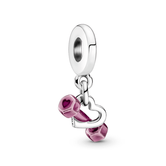 Hantelio ir širdies karoliukas - Pandora LT