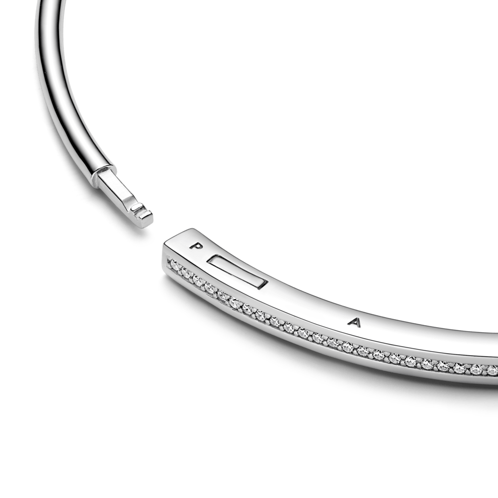 Pandora Signature I-D Pavé Bangle apyrankė - Pandora LT