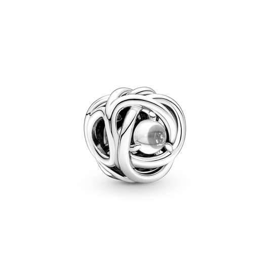 Skaidrus amžinybės kilpos karoliukas - Pandora LT