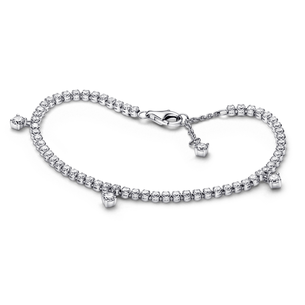 Sparkling Drops Tennis Bracelet apyrankė - Pandora Lietuva