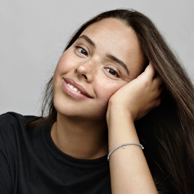 Sparkling Drops Tennis Bracelet apyrankė - Pandora Lietuva