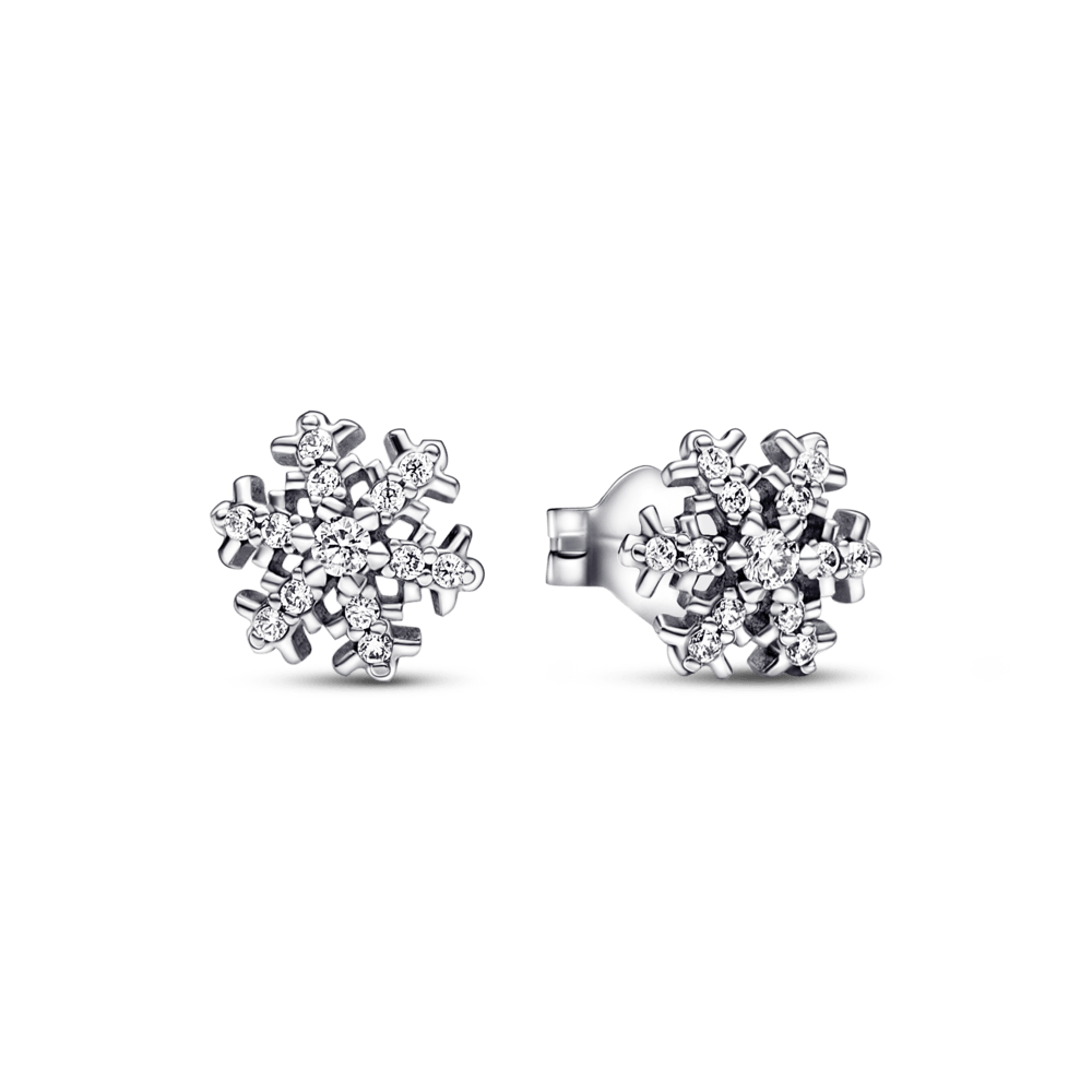 Sparkling Snowflake Stud auskarai - Pandora LT