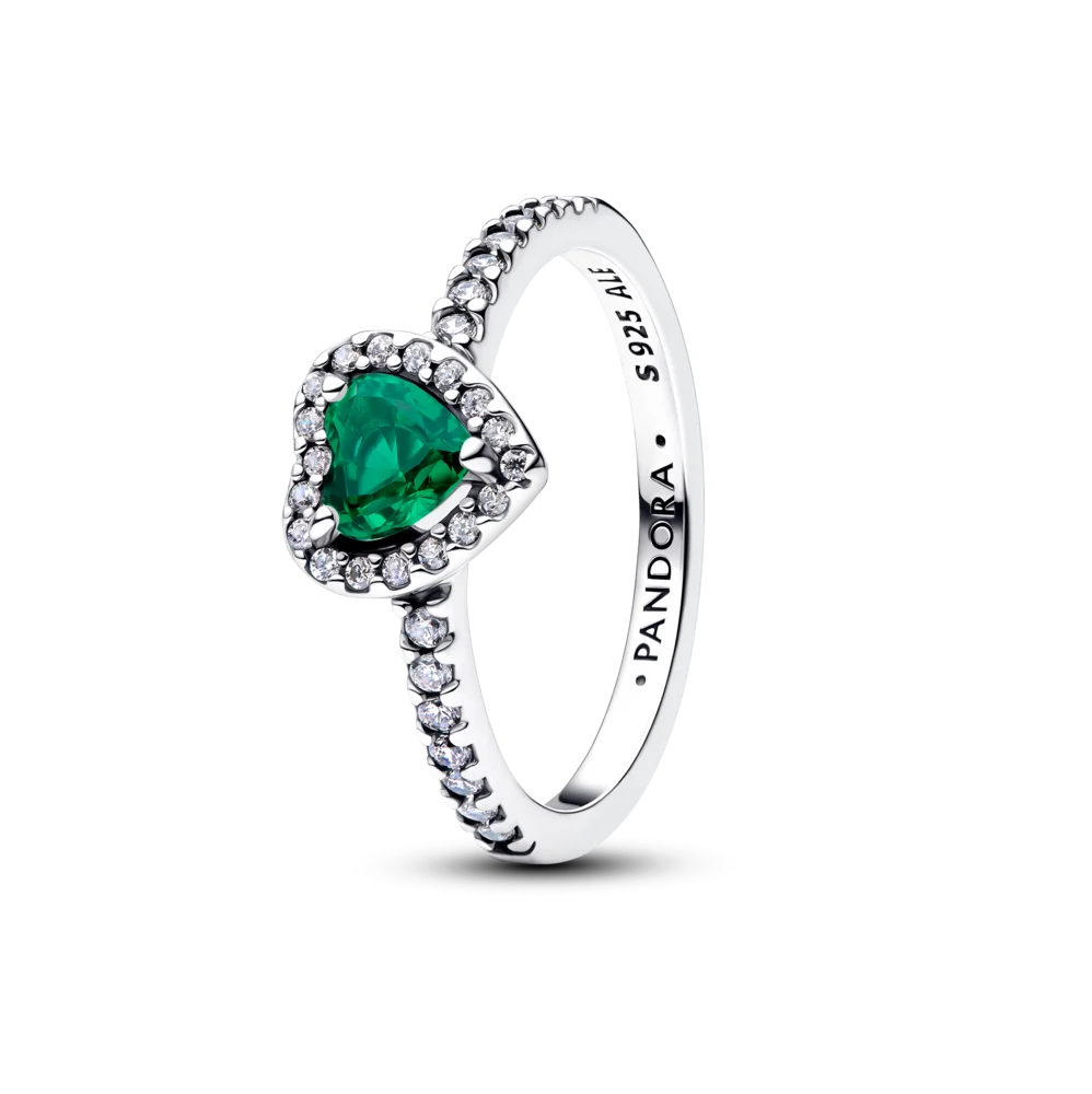 Sõrmus „Tõstetud kuningroheline süda“