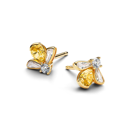 Tagusega kõrvarõngad „Mesilane“