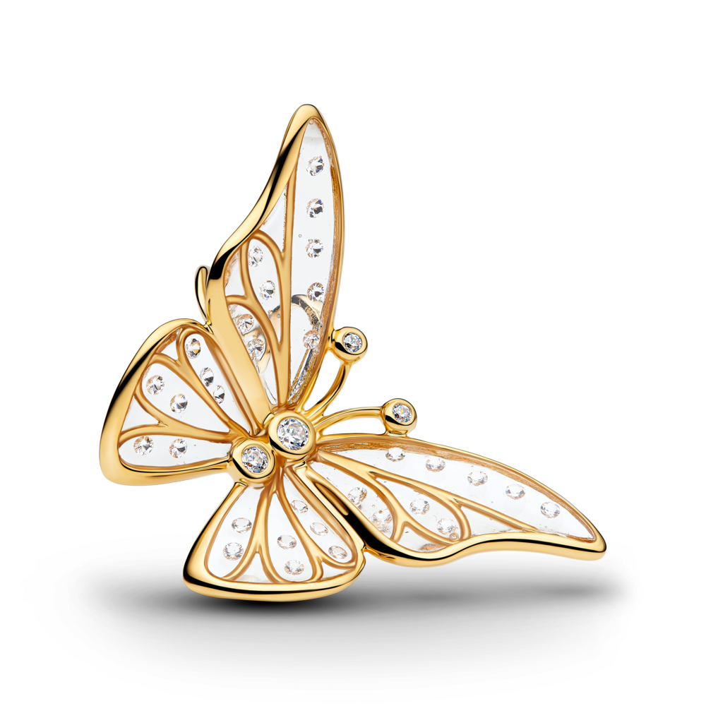 Ülisuur pitsiline amulett „Liblikas“