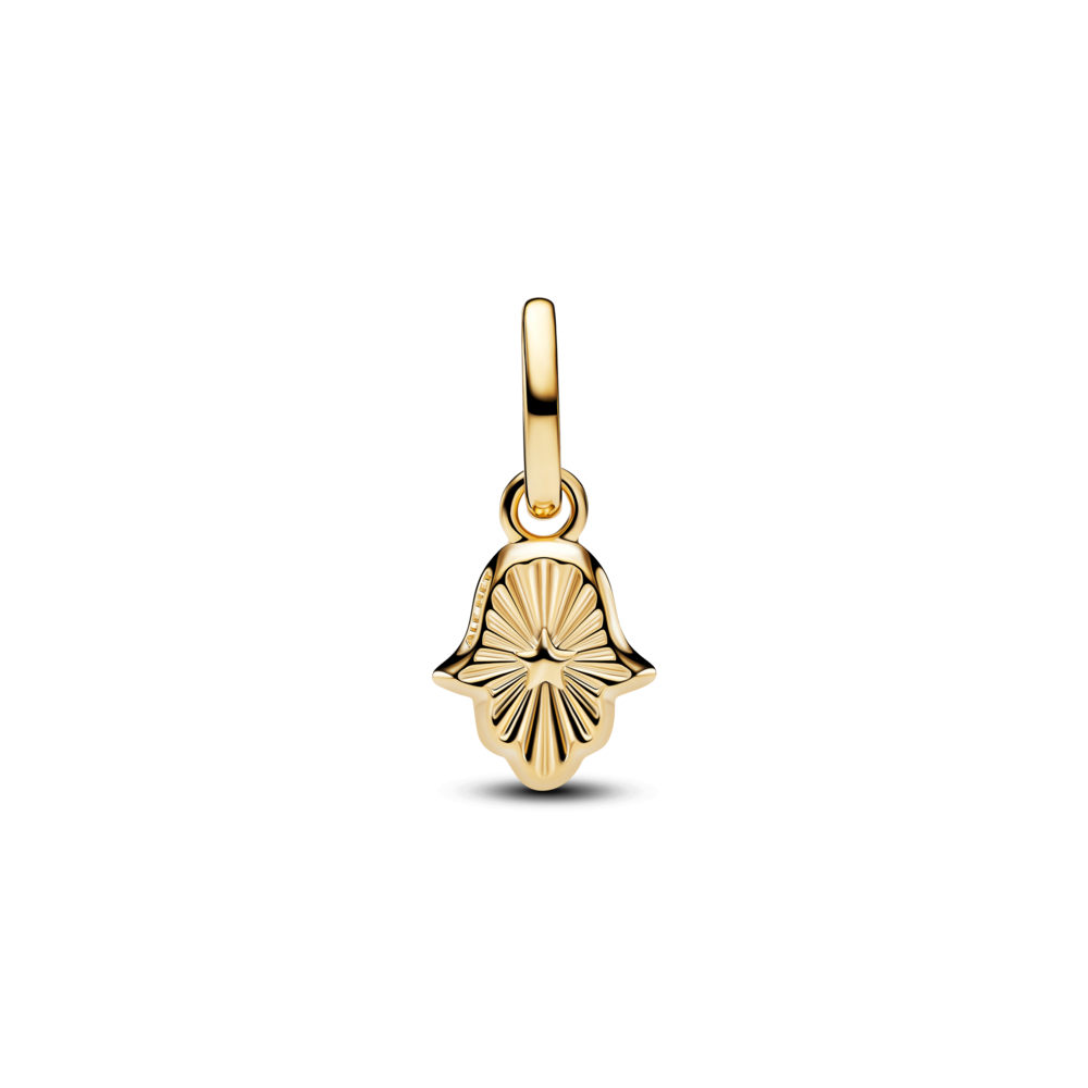Roheline Hamsa käe mini-rippamulett