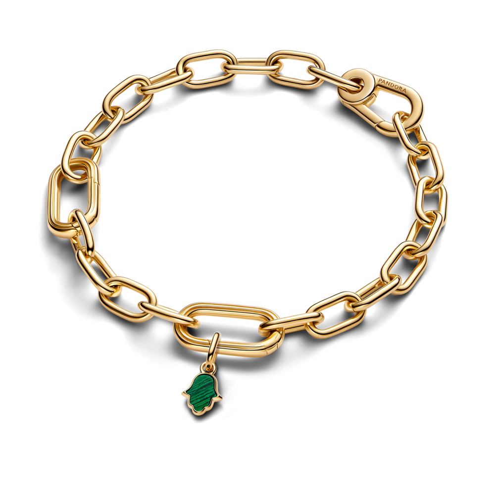 Roheline Hamsa käe mini-rippamulett