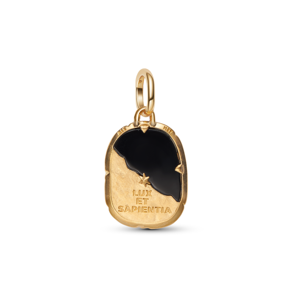 Medaljon-amulett „Öökull“