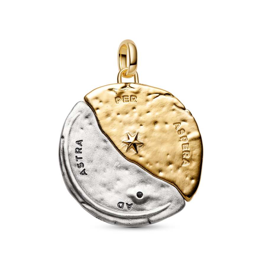 Suur medaljon-amulett „Päike ja kuu“