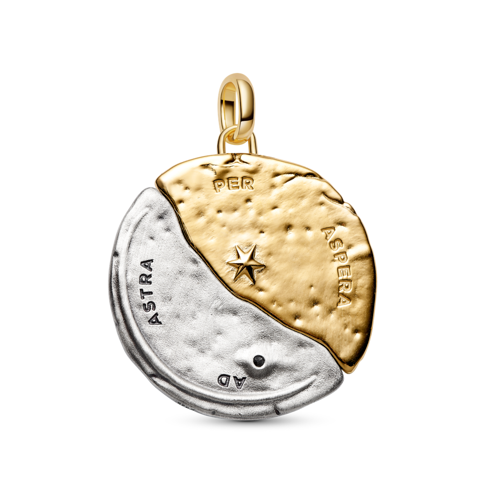 Suur medaljon-amulett „Päike ja kuu“
