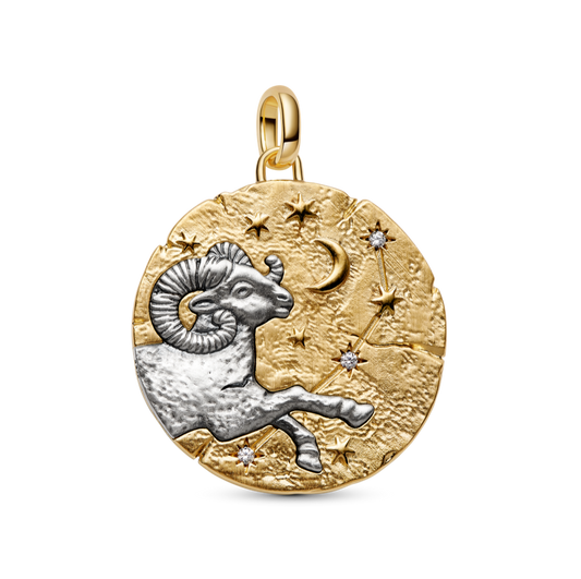 Suur medaljon-amulett „Jäär“