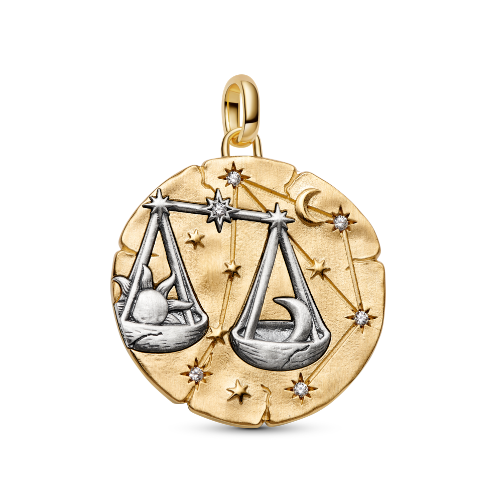 Suur medaljon-amulett „Kaalud“