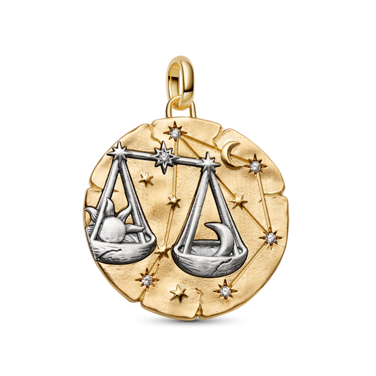 Suur medaljon-amulett „Kaalud“