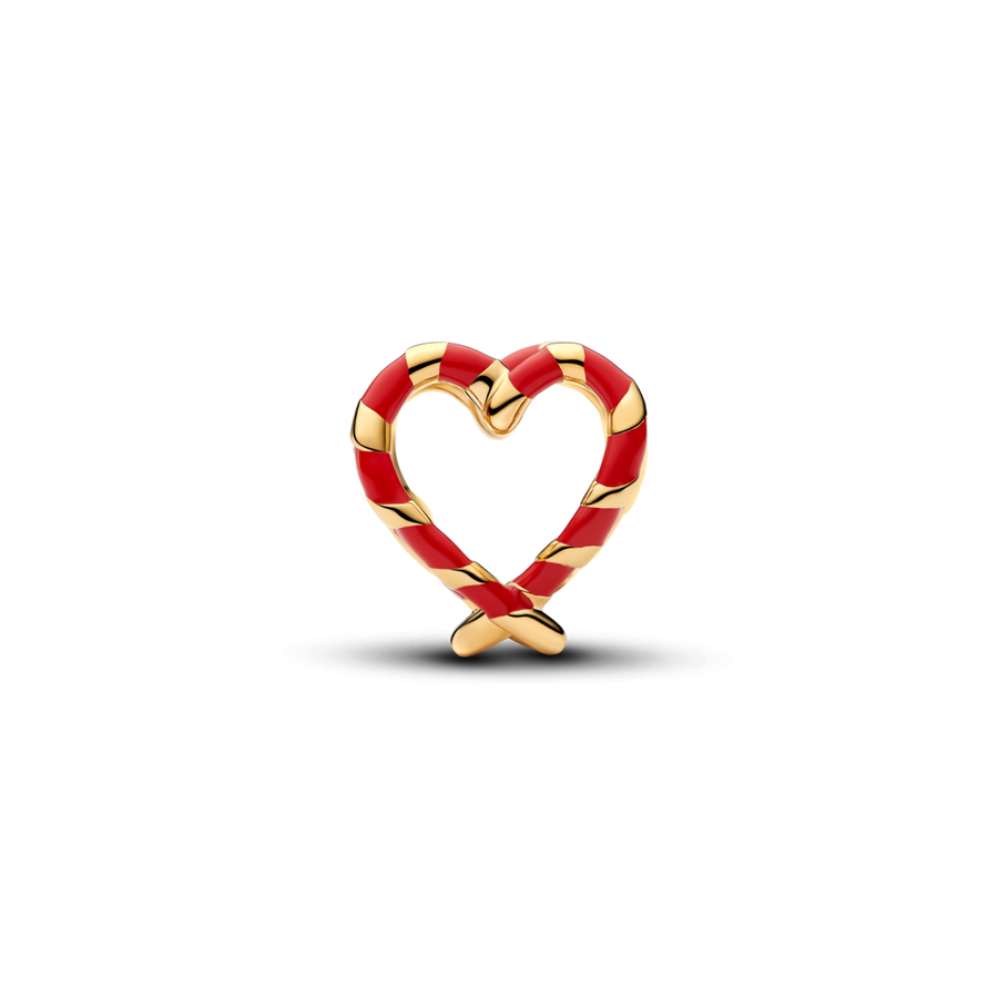 Pitsiline südamekujuline kommikepi amulett
