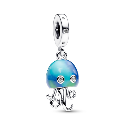 Spalvą keičiantis Colour-changing Jellyfish Dangle Charm - Pandora Lietuva