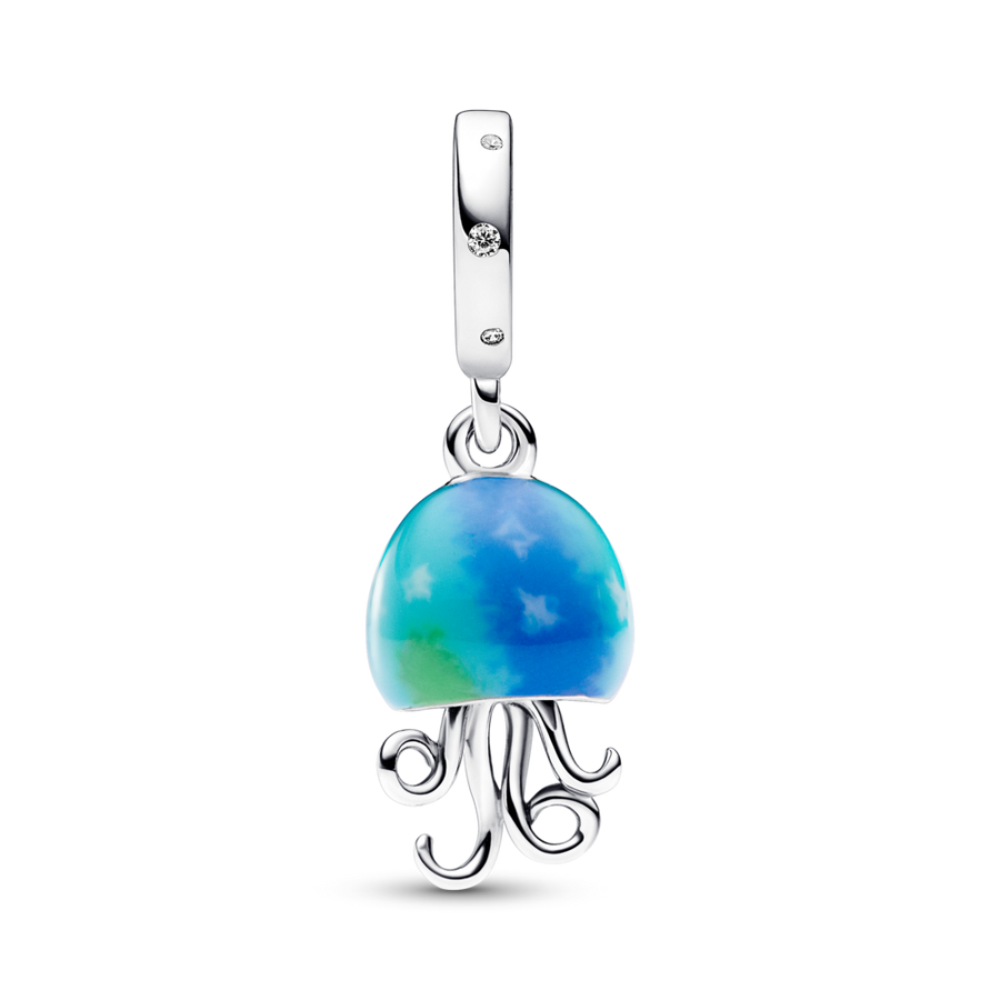 Spalvą keičiantis Colour-changing Jellyfish Dangle Charm - Pandora Lietuva