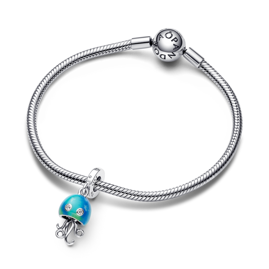 Spalvą keičiantis Colour-changing Jellyfish Dangle Charm - Pandora Lietuva