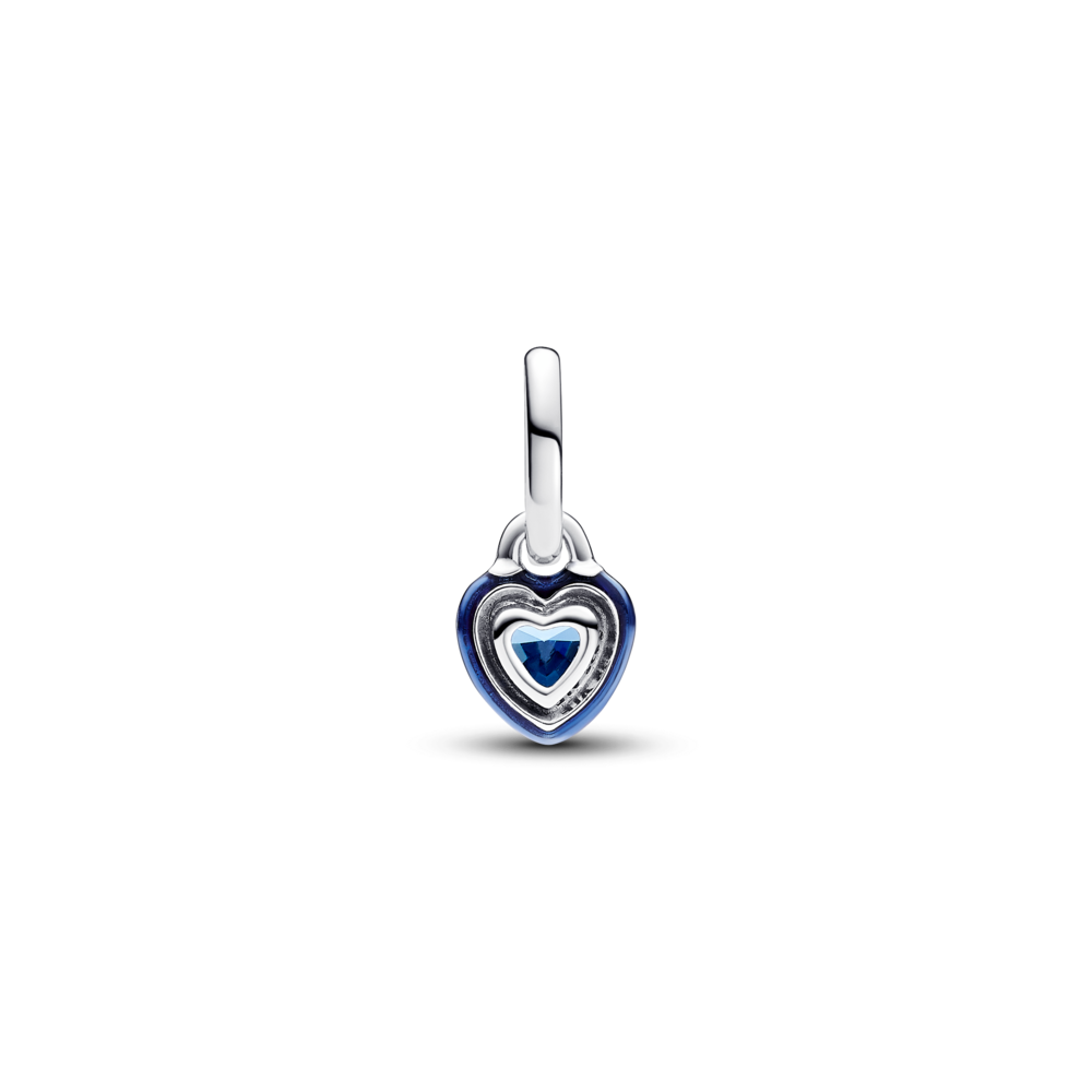 Mini Pandora ME Blue Chakra Heart amulett