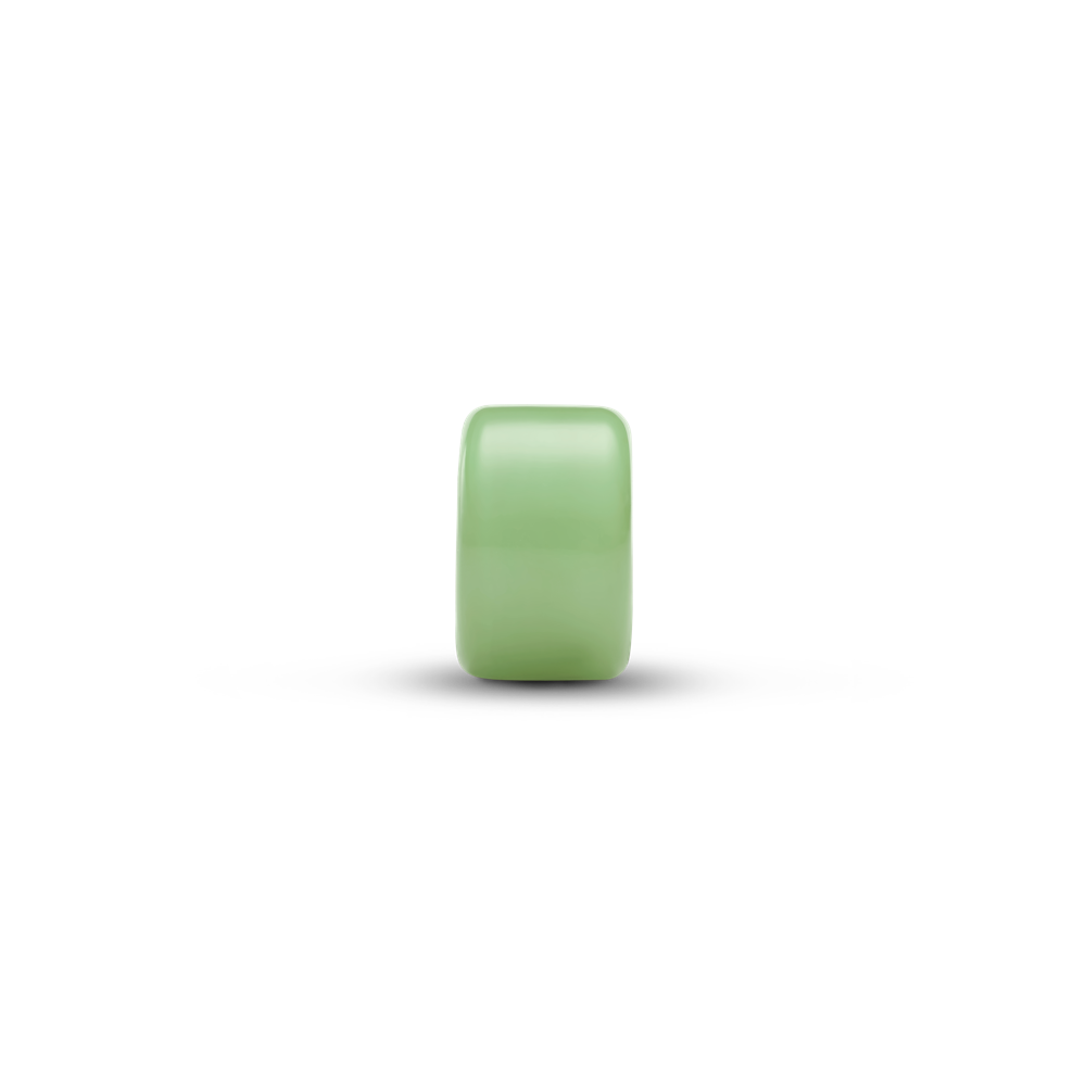 Rohelisest Murano klaasist mini-amulett