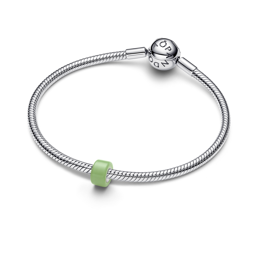Rohelisest Murano klaasist mini-amulett