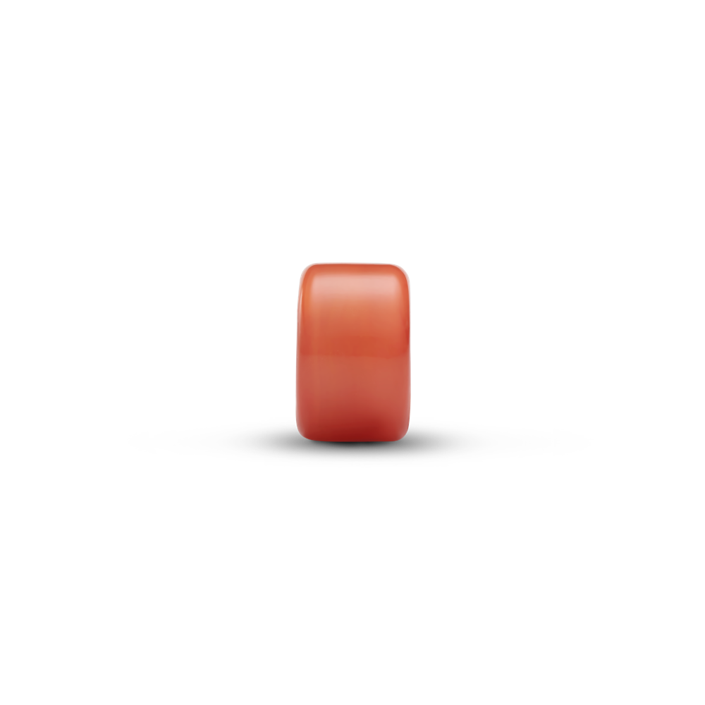 Oranžist Murano klaasist mini-amulett