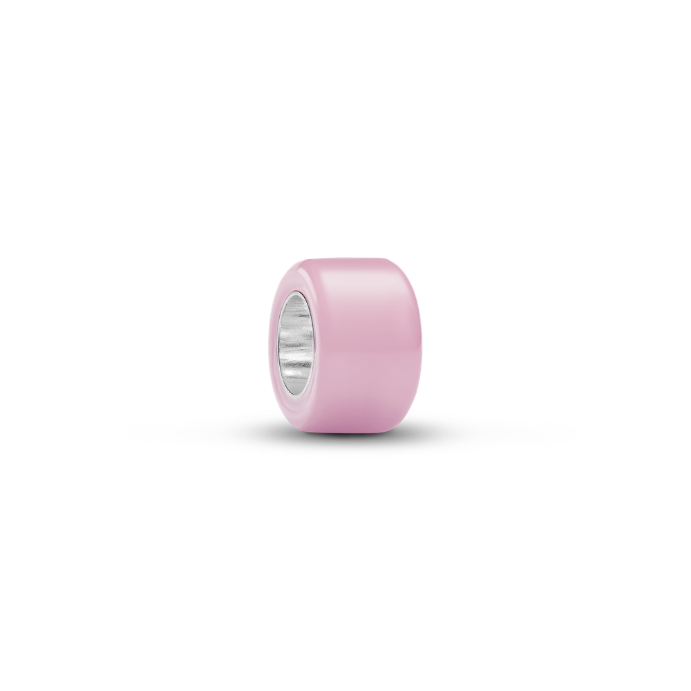 Roosast Murano klaasist mini-amulett