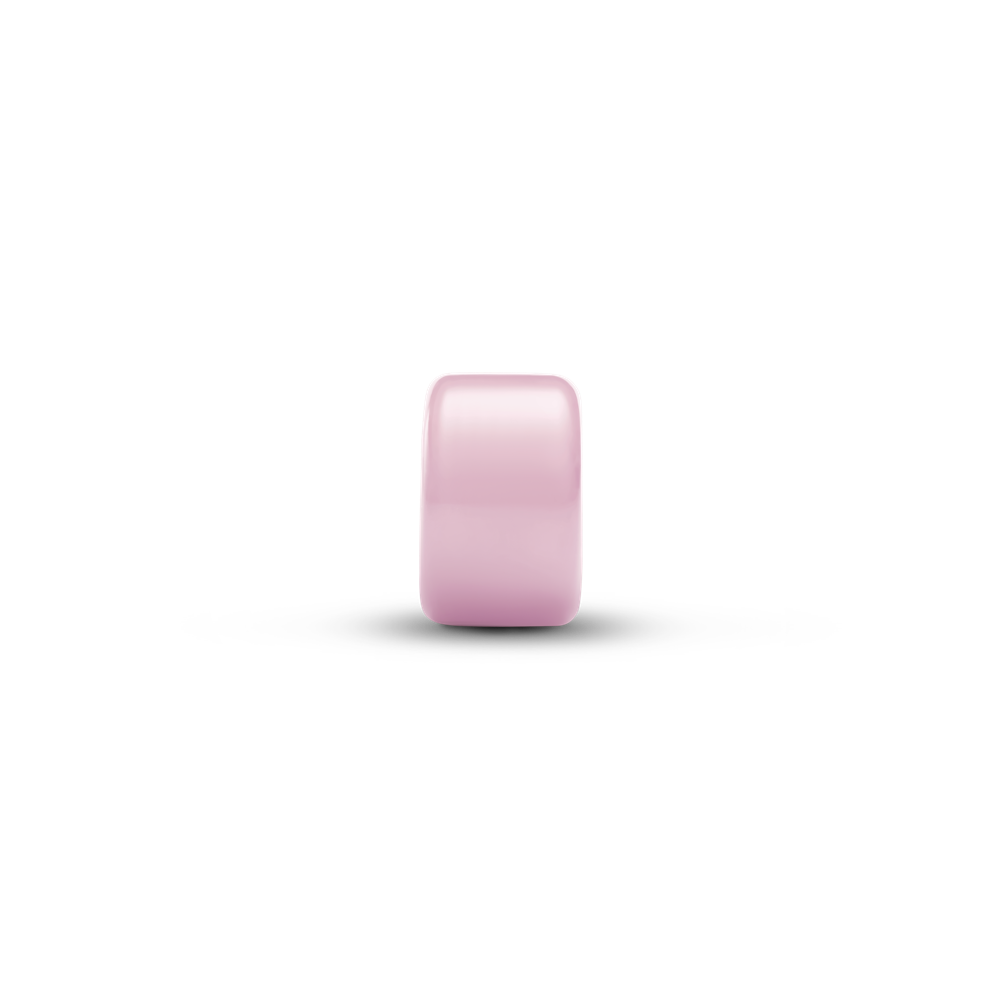 Roosast Murano klaasist mini-amulett