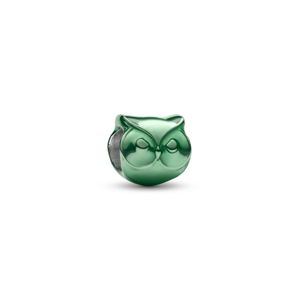 Mini-amulett „Roheline öökull“