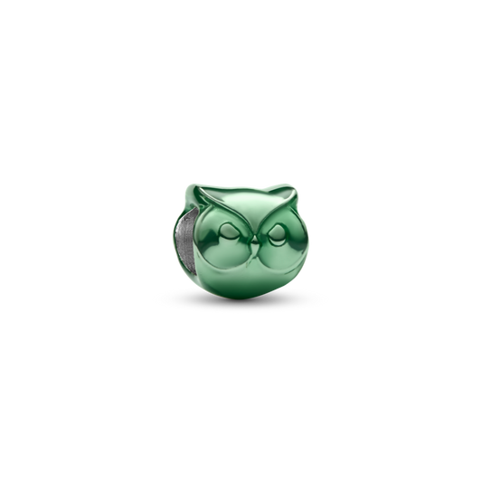 Mini-amulett „Roheline öökull“