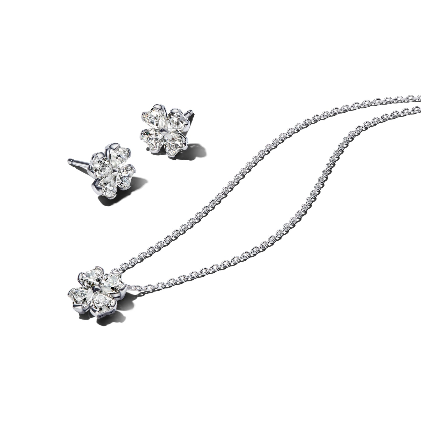 Sädelev õnnetoova ristikheina ehtekomplekt