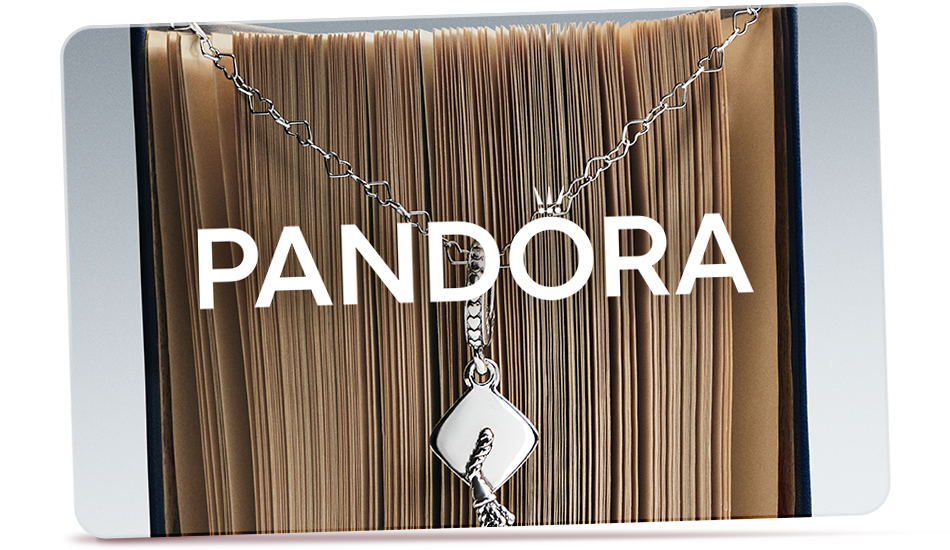 Pandora elektrooniline kinkekaart