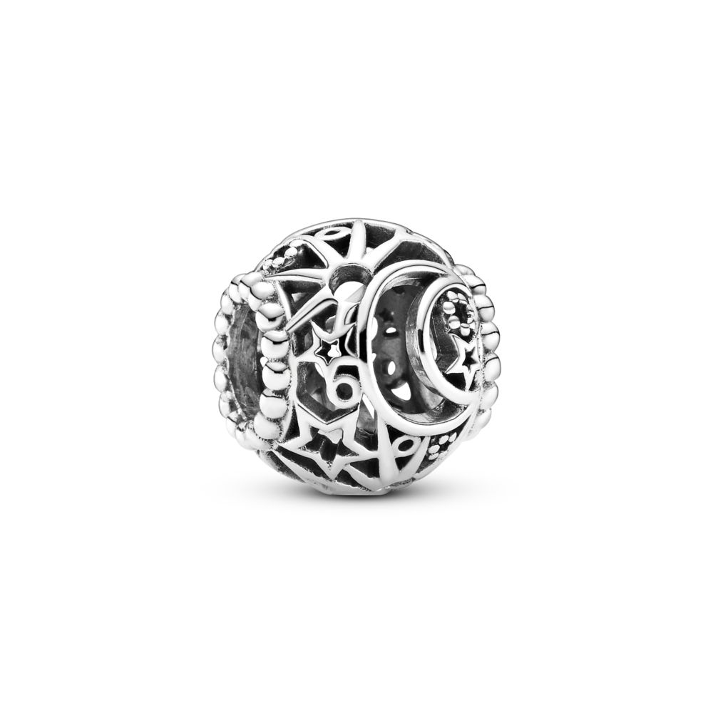 Pitsiline amulett „Päike, tähed ja kuu“
