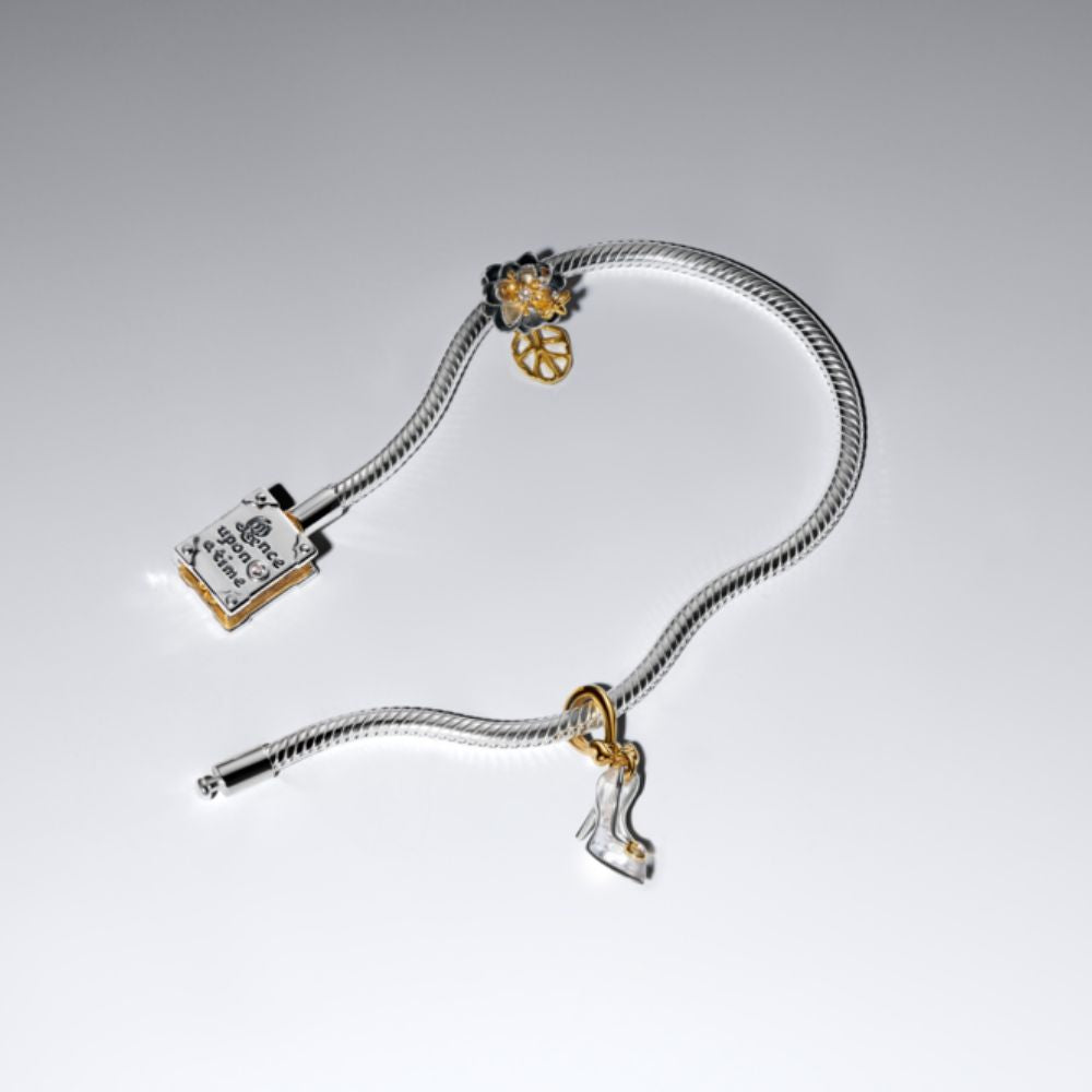 Sünteetilise teemandiga amulett „Disney printsess Tiana lootoseõis“