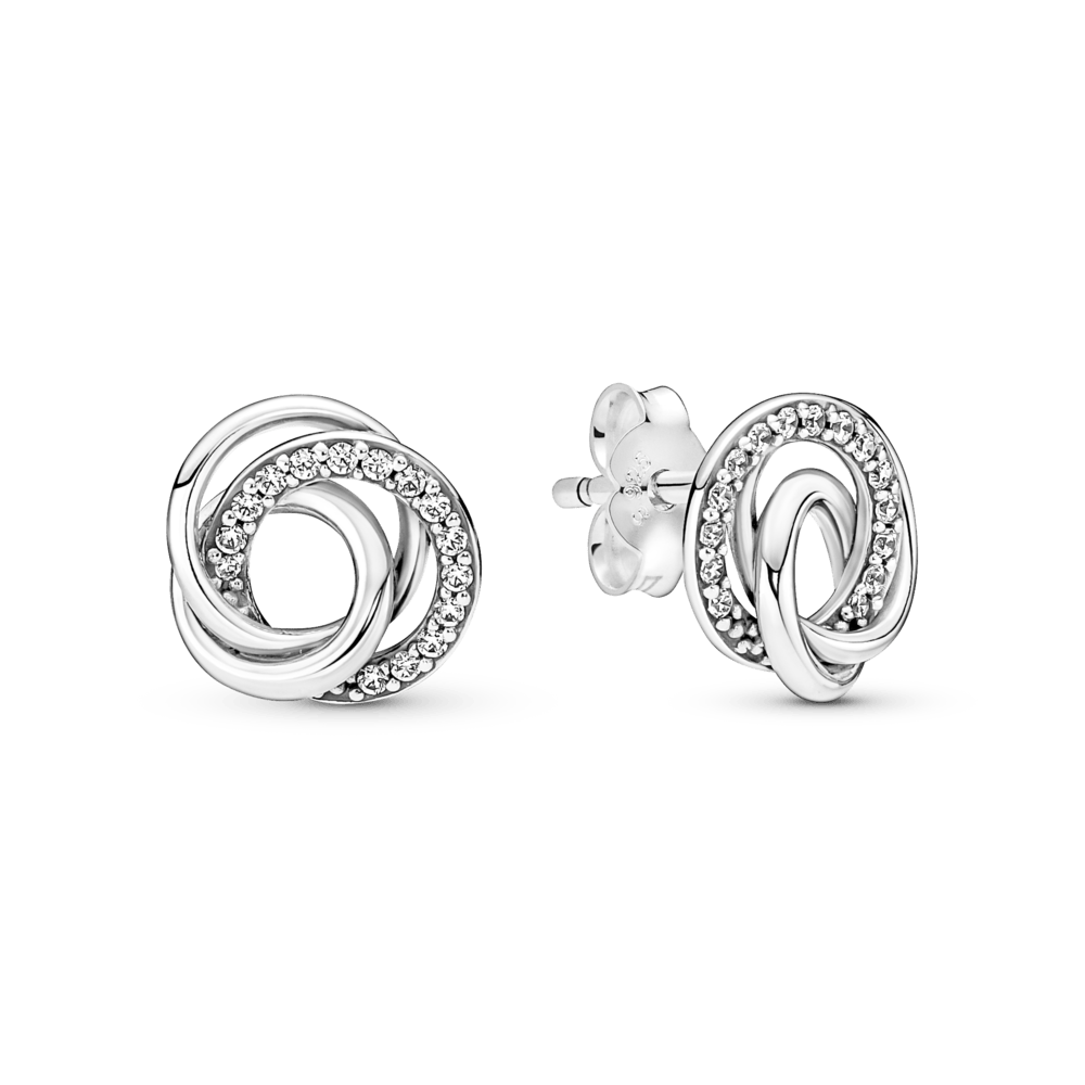 „Amžina šeimos meilė“ įveriami auskarai - Pandora LT