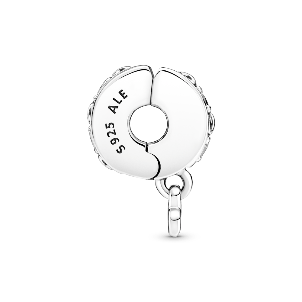 Pavé-kattega avatav amulett „Perekond alati“
