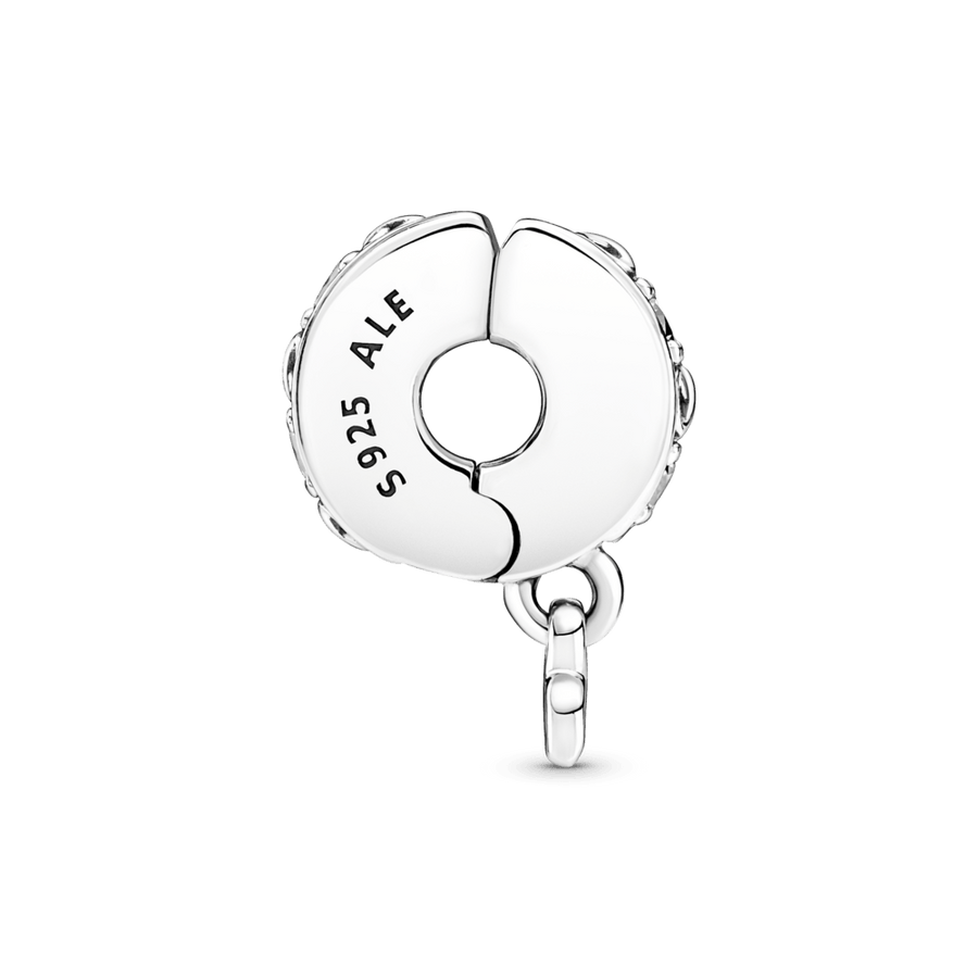 Pavé-kattega avatav amulett „Perekond alati“