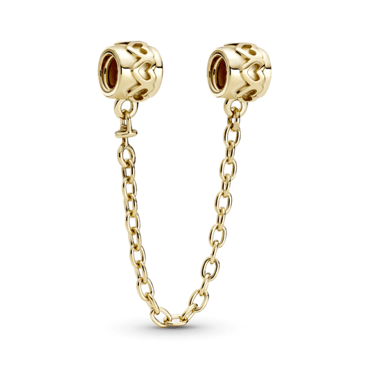 Apsauginė širdelių formos grandinėlė - Pandora LT