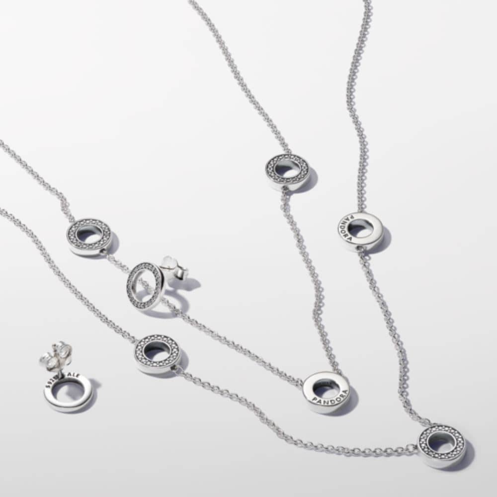 Auskarai Žėrinti Sfera - Pandora Lietuva