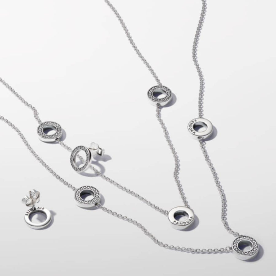 Auskarai Žėrinti Sfera - Pandora Lietuva