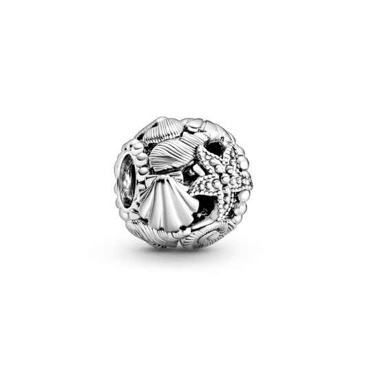 Pitsiline amulett meritähe, karpide ja südametega