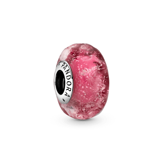 Laineline peen roosa Murano klaasist amulett