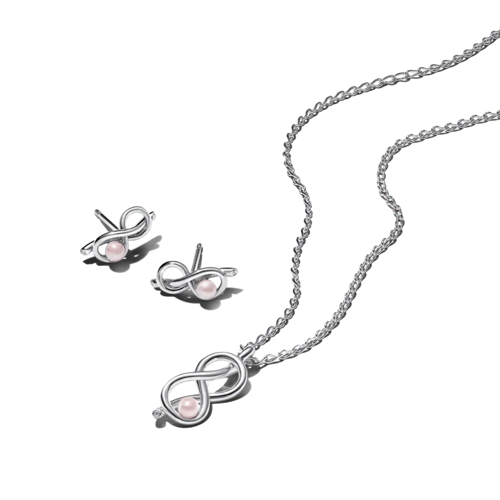 Begalinės meilės vėrinio ir auskarų dovanų rinkinys - Pandora Lietuva