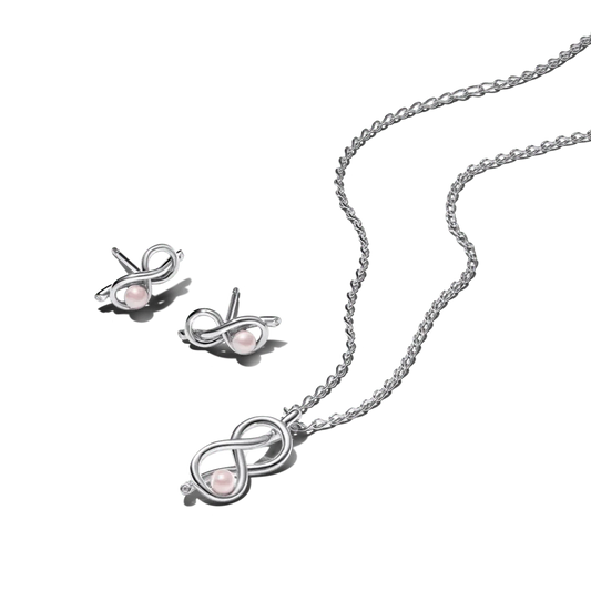 Begalinės meilės vėrinio ir auskarų dovanų rinkinys - Pandora Lietuva