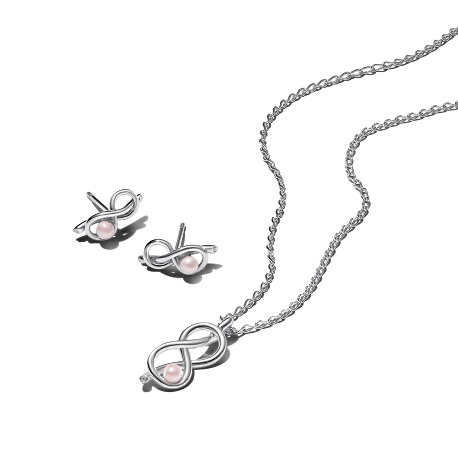 Begalinės meilės vėrinio ir auskarų dovanų rinkinys - Pandora Lietuva